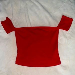 Off The Shoulder Crop Top